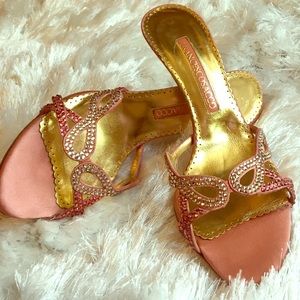 Frances Cosacco Swarovski party shoes!